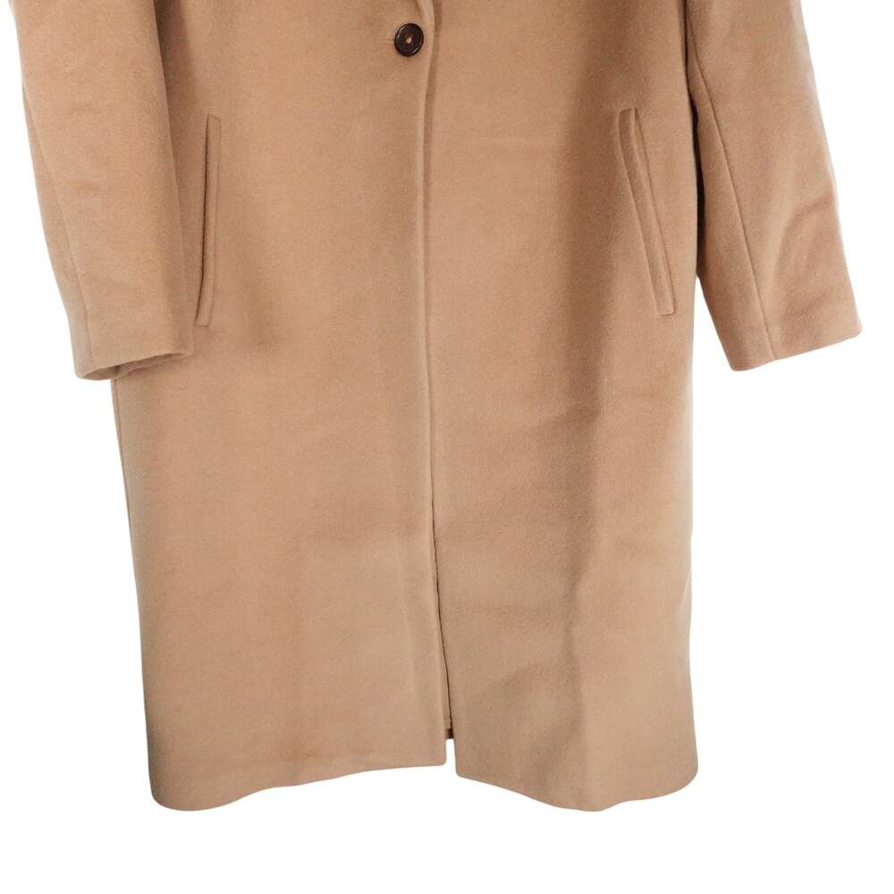 NWOT Quince Women's L Wool Cashmere Single Breasted Coat Caramel Tan $200 Luxe - Picture 6 of 10